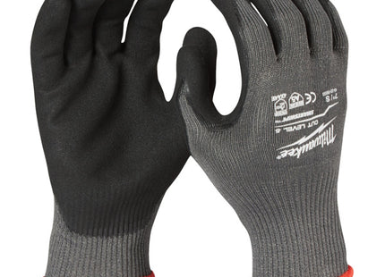 MILWAUKEE GUANTI MOD. CUT E GLOVES COLORE GRIGIO/NERO