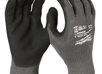 MILWAUKEE GUANTI MOD. CUT E GLOVES COLORE GRIGIO/NERO TG11 (XXL)