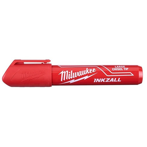 MILWAUKEE PENNARELLO INDELEBILE PUNTA LARGA TG. L MM 6 ROSSO