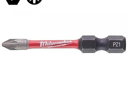 MILWAUKEE INSERTI BITS PER VITI A CROCE POZIDRIV PZ1X50MM CONF.PZ 1
