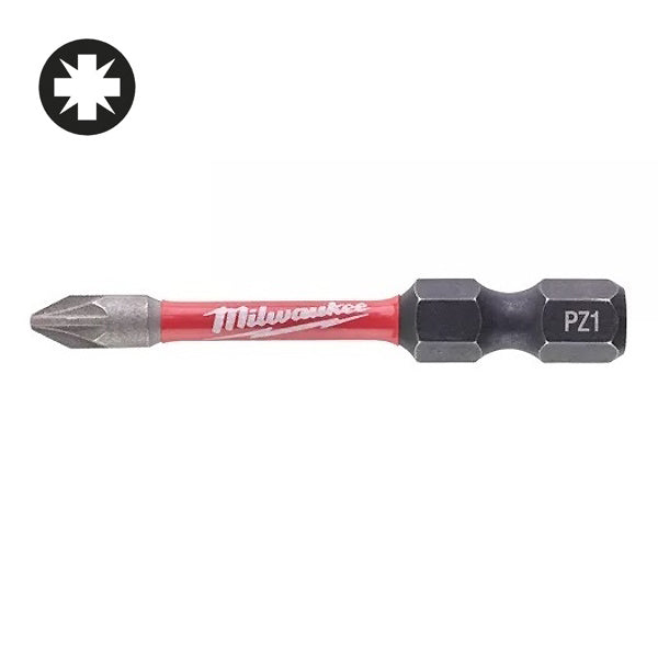 MILWAUKEE INSERTI BITS PER VITI A CROCE POZIDRIV IMPRONTA PZ DA MM50