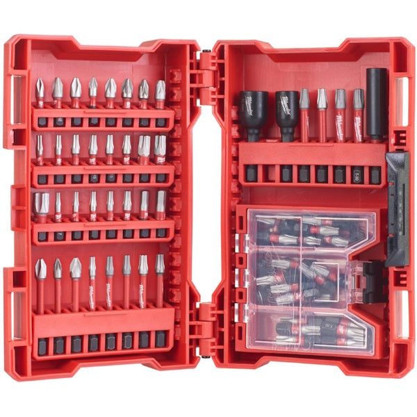 MILWAUKEE SET AVVITATURA SHOCKWAVE IN CASSETTA DI PLASTICA PZ75*