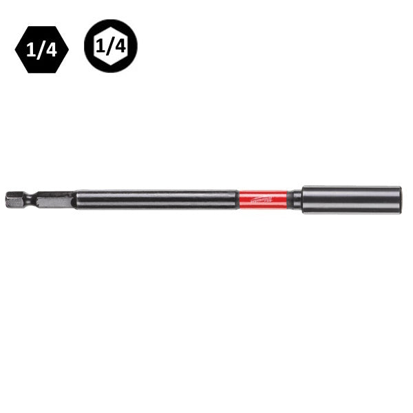 MILWAUKEE PORTAINSERTI BITS MAGNETICO 1/4"X152 MM.