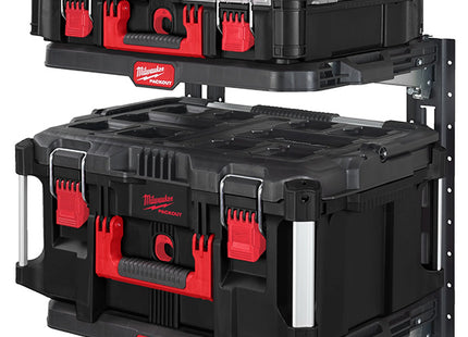 MILWAUKEE PACKOUT SCAFFALATURA MOBILE 2 RIPIANI + 2 MONTANTI