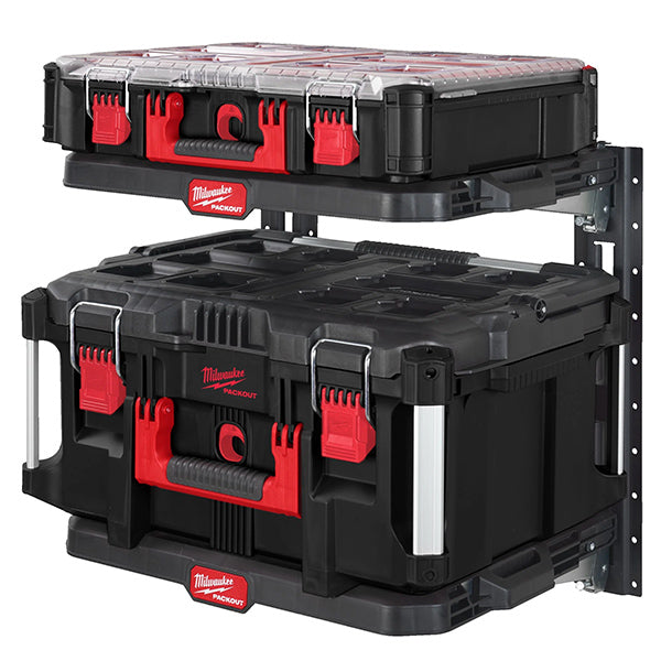 MILWAUKEE PACKOUT SCAFFALATURA MOBILE 2 RIPIANI + 2 MONTANTI