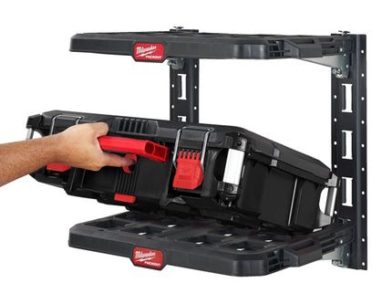 MILWAUKEE PACKOUT SCAFFALATURA MOBILE 2 RIPIANI + 2 MONTANTI