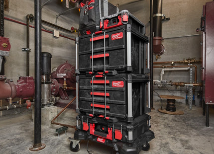 MILWAUKEE PACKOUT CASSETTIERA PORTAUTENSILI A 2 CASSETTI