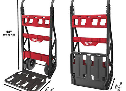 MILWAUKEE PACKOUT CARRELLO A DUE RUOTE PORTATA KG180
