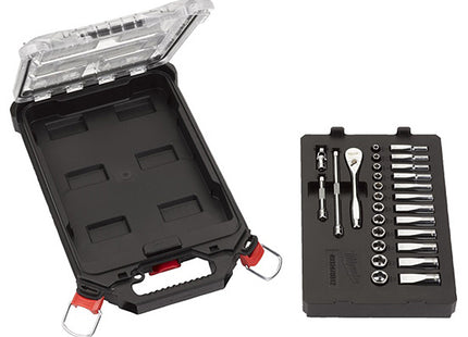 MILWAUKEE PACKOUT SERIE BUSSOLE CON ACCESSORI DA 1/4" PZ28