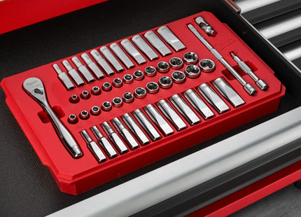 MILWAUKEE PACKOUT SERIE BUSSOLE CON ACCESSORI DA 1/4" PZ28