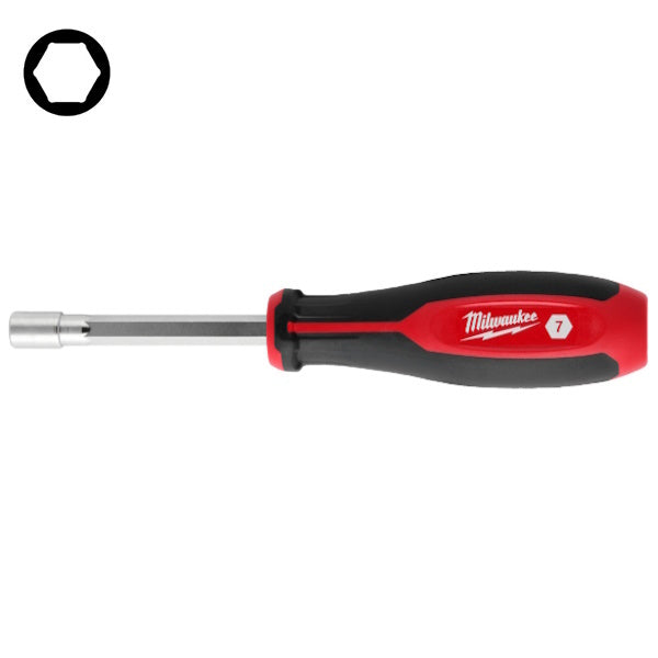 MILWAUKEE GIRAVITE A BUSSOLA ESAGONALE MAGNETICO HOLLOWCORE MM 7