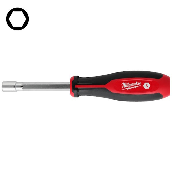 MILWAUKEE GIRAVITE A BUSSOLA ESAGONALE MAGNETICO HOLLOWCORE MM 8