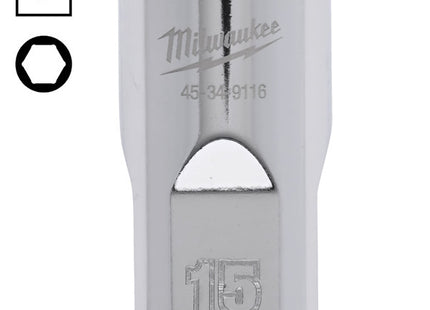 MILWAUKEE CHIAVE A BUSSOLA A MANO 1/2" ESAGONALE MM15