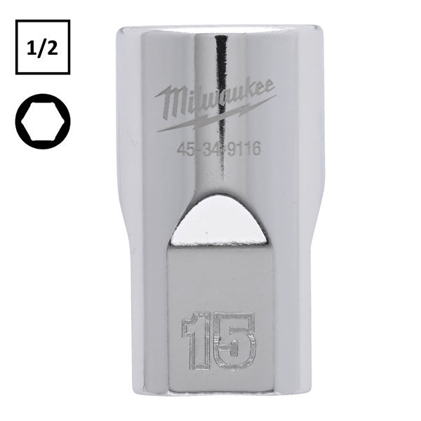 MILWAUKEE CHIAVE A BUSSOLA A MANO 1/2" ESAGONALE MM15