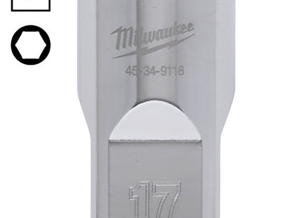 MILWAUKEE CHIAVE A BUSSOLA A MANO 1/2" ESAGONALE MM17