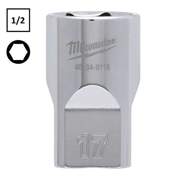 MILWAUKEE CHIAVE A BUSSOLA A MANO 1/2" ESAGONALE MM17