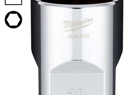 MILWAUKEE CHIAVE A BUSSOLA A MANO 1/2" ESAGONALE MM30
