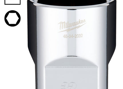 MILWAUKEE CHIAVE A BUSSOLA A MANO 1/2" ESAGONALE MM32