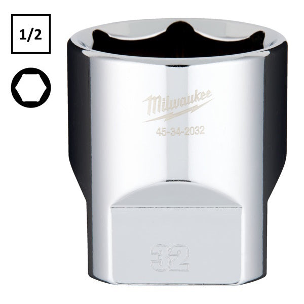 MILWAUKEE CHIAVE A BUSSOLA A MANO 1/2" ESAGONALE MM32