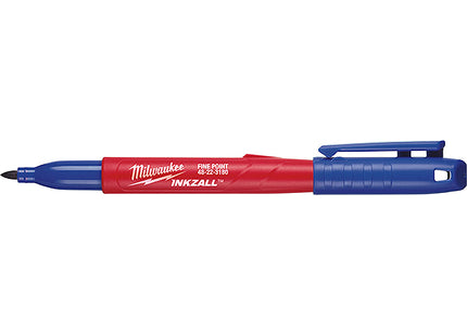 MILWAUKEE PENNARELLO INDELEBILE PUNTA FINE MM 1 BLU