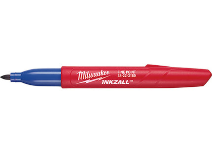 MILWAUKEE PENNARELLO INDELEBILE PUNTA FINE MM 1 BLU