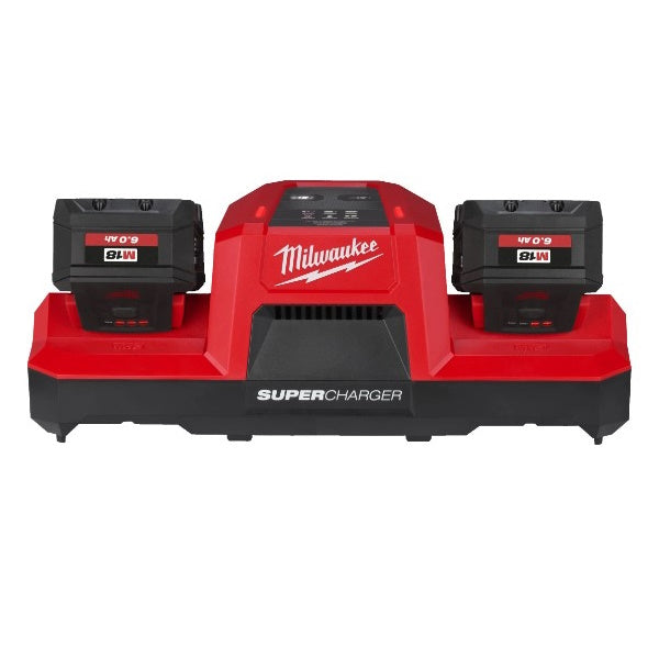 MILWAUKEE CARICABATTERIE SIMULTANEO SUPER RAPIDO 18V ART. M18 DBSC