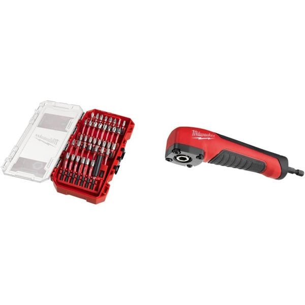 MILWAUKEE SET DI INSERTI BITS ED ACCESSORI CON DISPOSITIVO ANGOLARE PZ39