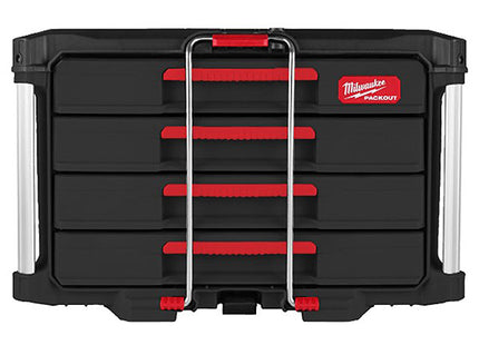 MILWAUKEE PACKOUT CASSETTIERA PORTAUTENSILI A 4 CASSETTI