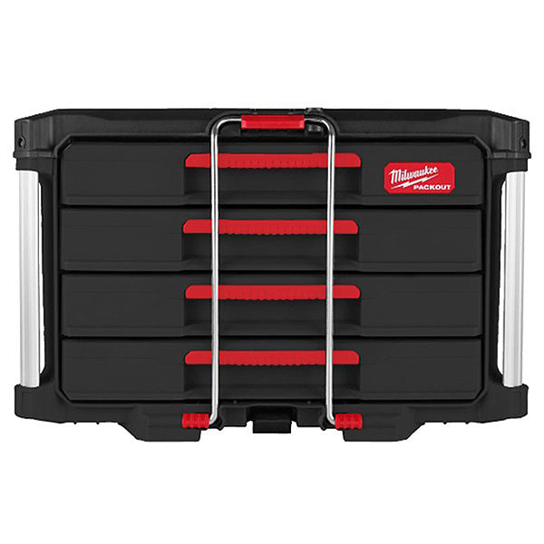 MILWAUKEE PACKOUT CASSETTIERA PORTAUTENSILI A 4 CASSETTI