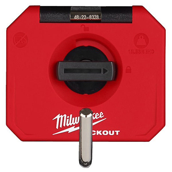 MILWAUKEE PACKOUT GANCIO SINGOLO DIRITTO CORTO PORTATA KG6,8 MM98X98X120