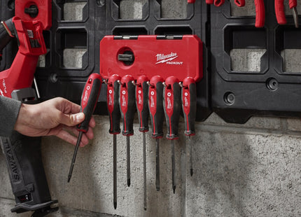 MILWAUKEE PACKOUT GANCIO MULTIPLO DRITTO CORTO PORTATA KG9 MM232X77X100