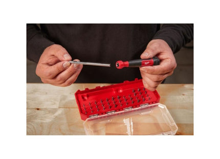 MILWAUKEE PACKOUT SET GIRAVITE MULTIUSO DI PRECISIONE 39 IN 1