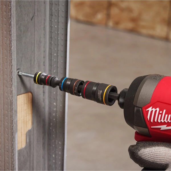 MILWAUKEE GIRAVITE A BUSSOLA ESAGONALE SHOCKWAVE 6 IN 1