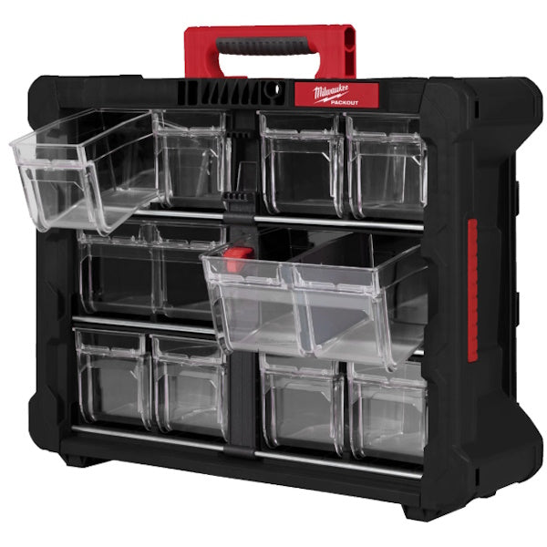 MILWAUKEE PACKOUT ORGANIZER CON CONTENITORI MM500X386X170