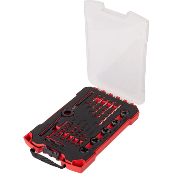 MILWAUKEE SET DI MASCHI FILIERE E PUNTE HSS-G DA PZ.17