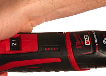 MILWAUKEE TRAPANO AVVITATORE AD ANGOLO A BATTERIA C12 RAD-202B