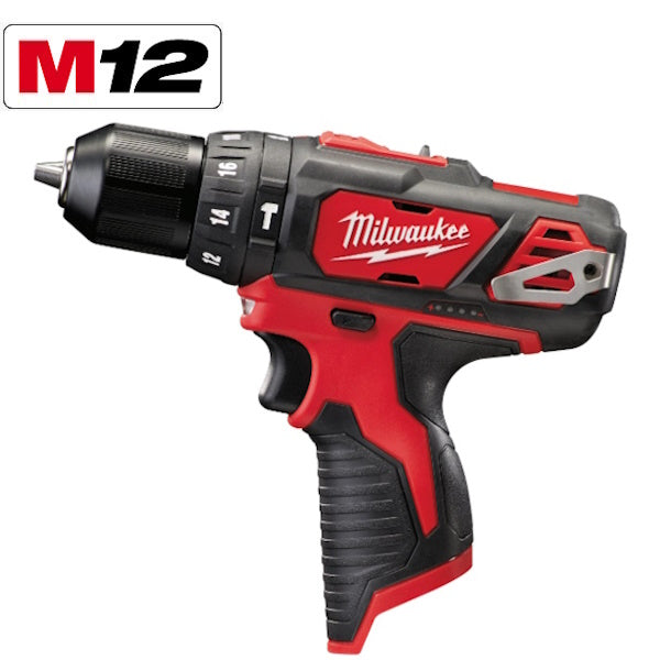 MILWAUKEE TRAPANO AVVITATORE PERCUSSIONE A BATTERIA M12 BPD-0