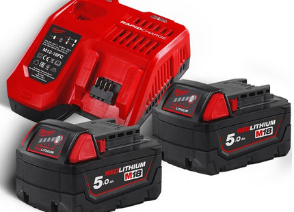 MILWAUKEE KIT ENERGY PACK 3 BATTERIE+CARICABATTERIE M18 NRG-502 (V1/23)