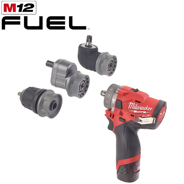 MILWAUKEE TRAPANO CON PERCUSSIONE A BATTERIA M12 FPDXKIT-202X(V1/23)