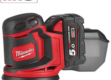 MILWAUKEE LEVIGATRICE ROTORBITALE A BATTERIA M18 BOS125-502B