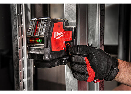 MILWAUKEE LASER VERDE RICARICABILE USB 2 LINEE L4 CLL-301C(V1/23)