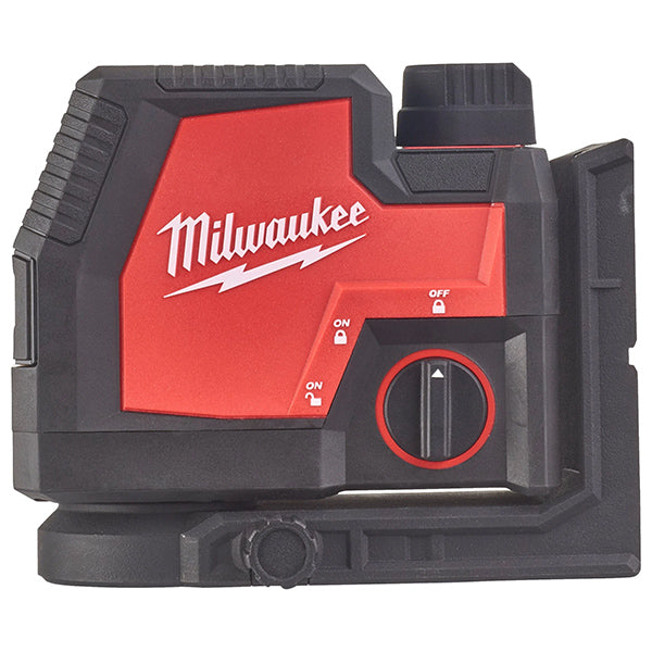 MILWAUKEE LASER VERDE RICARICABILE USB 2 LINEE+PIOMBO L4CLLP-301C(V1/23)