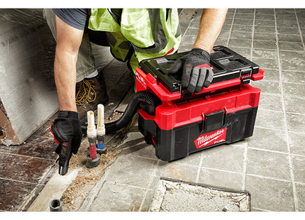 MILWAUKEE PACKOUT ASPIRATORE SOLIDI E LIQUIDI M18 FPOVCL-0