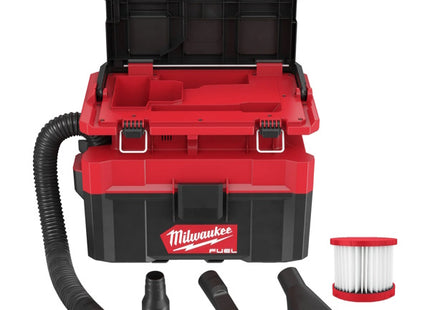 MILWAUKEE PACKOUT ASPIRATORE SOLIDI E LIQUIDI M18 FPOVCL-0