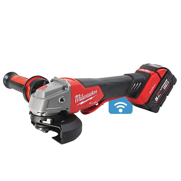 MILWAUKEE SMERIGLIATRICE ANGOLARE A BATTERIA M18 ONEFSAG125XPDB-502X