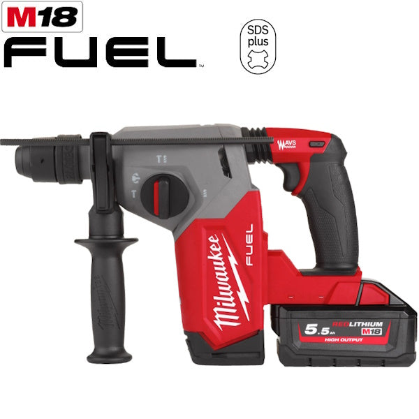 MILWAUKEE TASSELLATORE SDS-PLUS A BATTERIA M18 FHX-552X (V1/23)