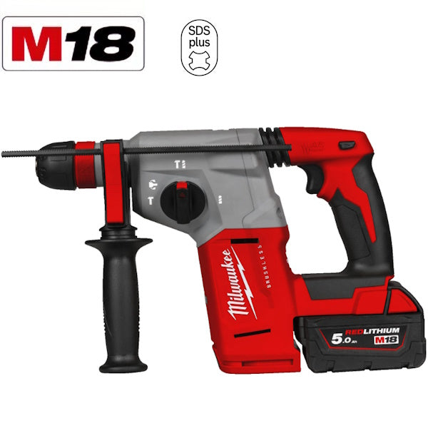 MILWAUKEE TASSELLATORE SDS-PLUS A BATTERIA M18 BLHX-502X (V1/23)
