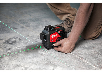 MILWAUKEE LASER VERDE A 3 LINEE 360° M12 3PLKIT-401P(V1/23)
