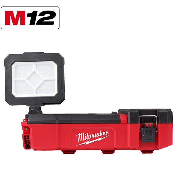 MILWAUKEE PACKOUT FARETTO LED ORIENTABILE MOD. M12 POAL-0 (V1/23)