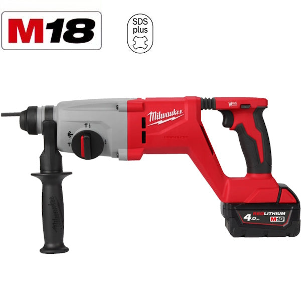 MILWAUKEE TASSELLATORE SDS-PLUS A BATTERIA M18 BLHACD26-402X(V3/24)